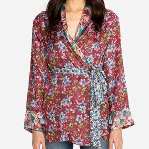 Jade Johnny w 100% Silk Open Cardigan Size Small